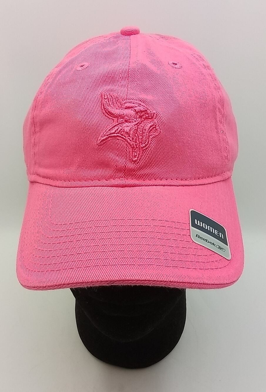 Minnesota Vikings NFL Reebok Women's Pink Cap Adjustable